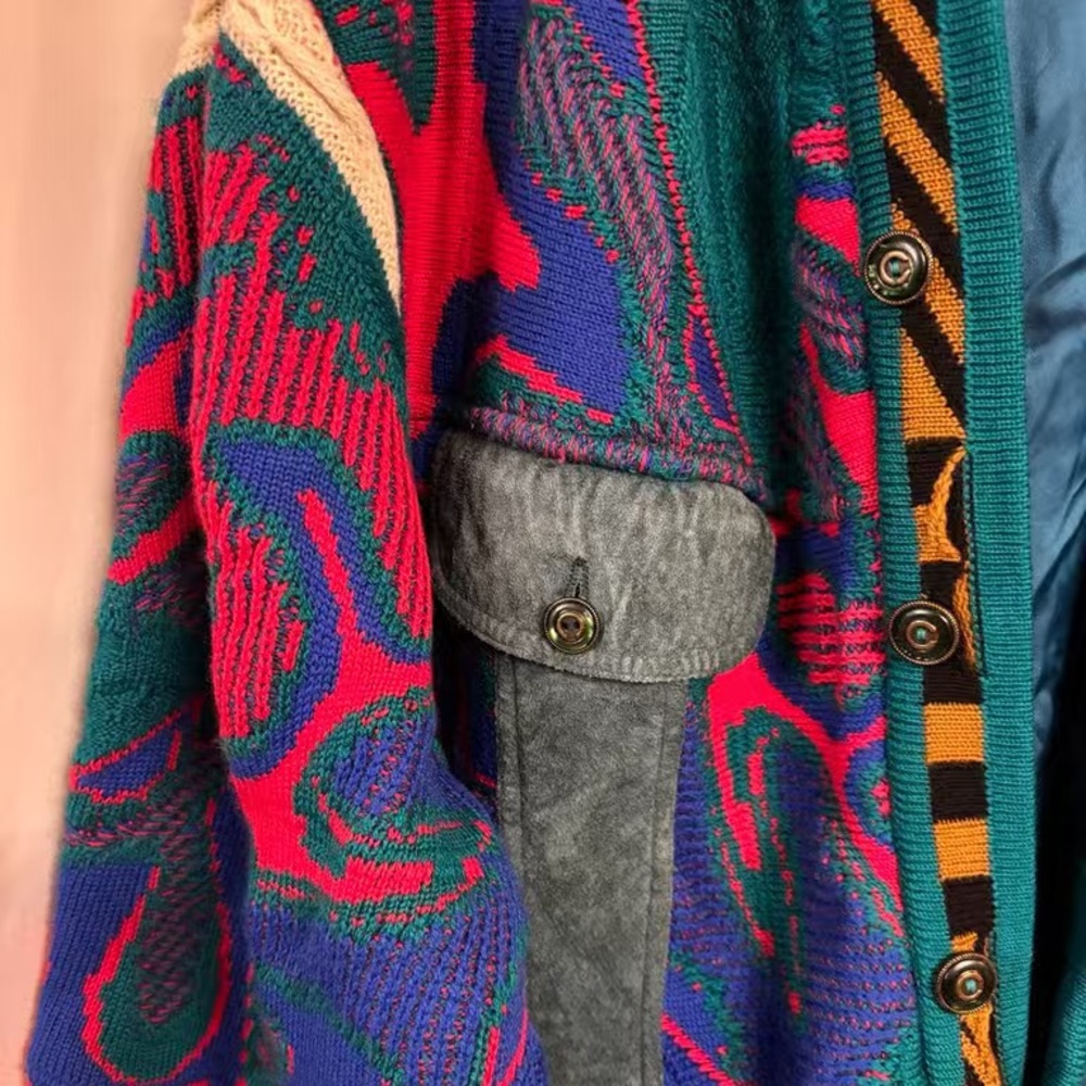 Coogi Multicolor Wool Jacket - image 4